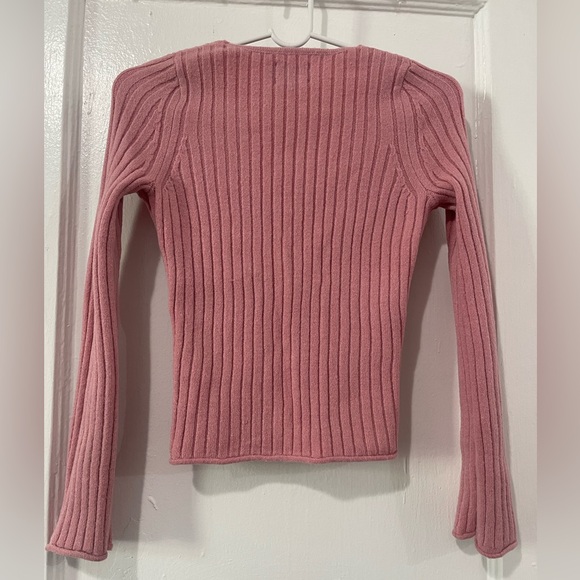 ASOS Scoop Neck Sweater with Pink Pearls - Picture 4 of 6